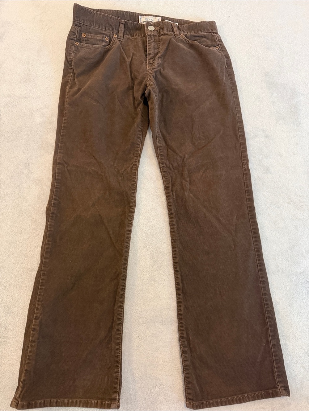 Old Navy Men's Dark Brown Corduroy Pants